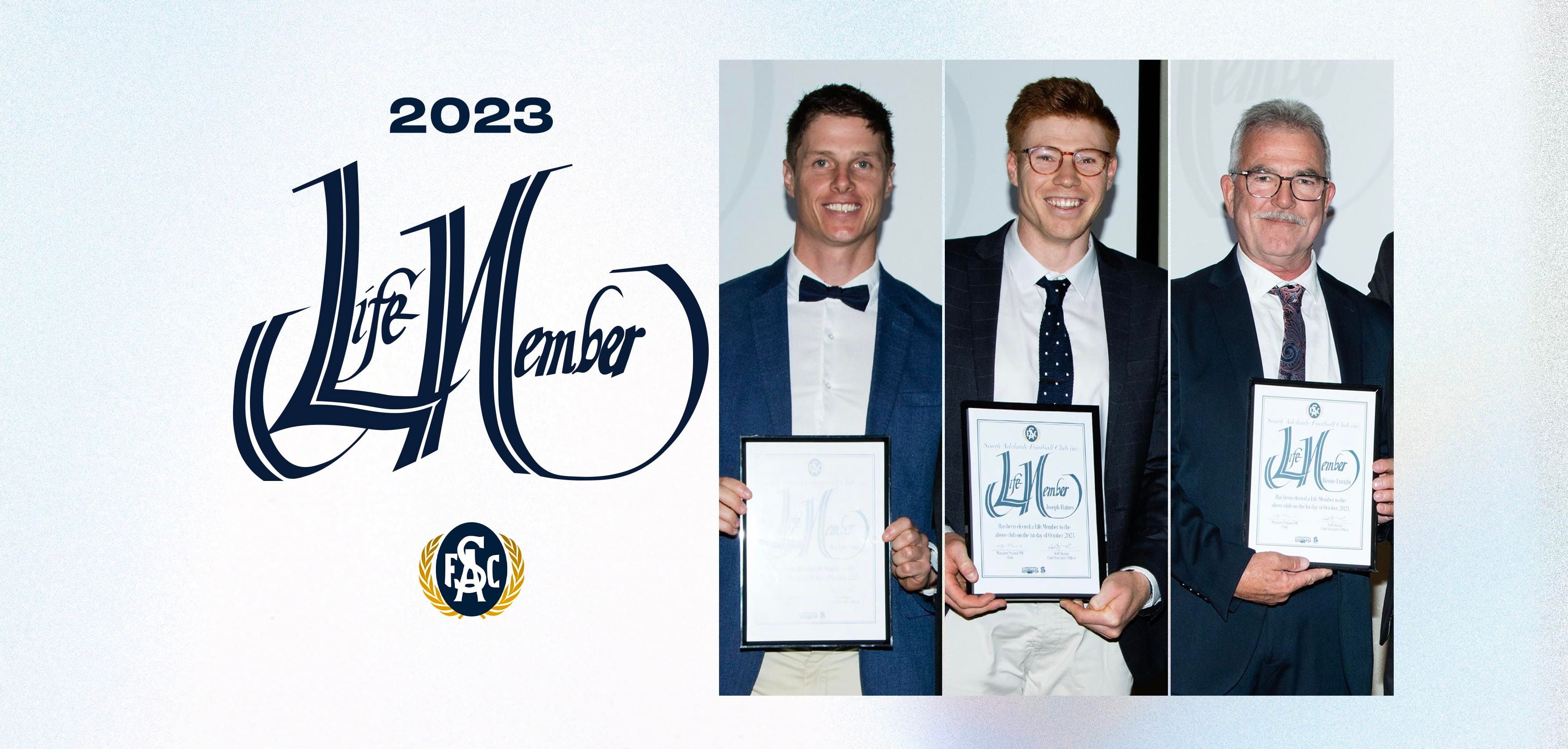 2023 SAFC Life Member Recipients 2023 SAFC Life Member Recipients